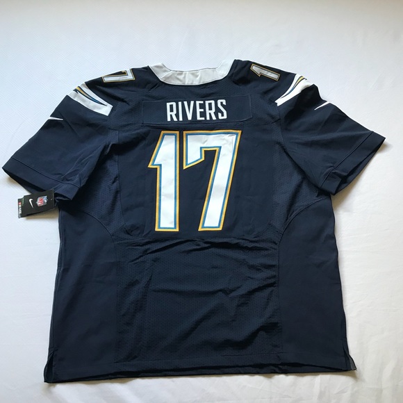 #17 Philip Rivers 100% Authentic Elite NFL Jersey - Picture 2 of 6